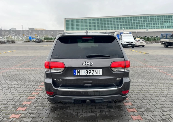 Jeep Grand Cherokee cena 111500 przebieg: 90108, rok produkcji 2016 z Warszawa małe 232